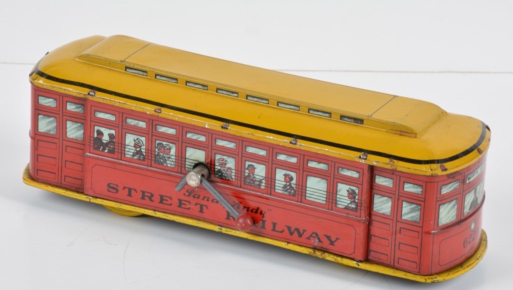 WOLVERINE Tin Windup SANDY AND STREET CAR (1 of 3)