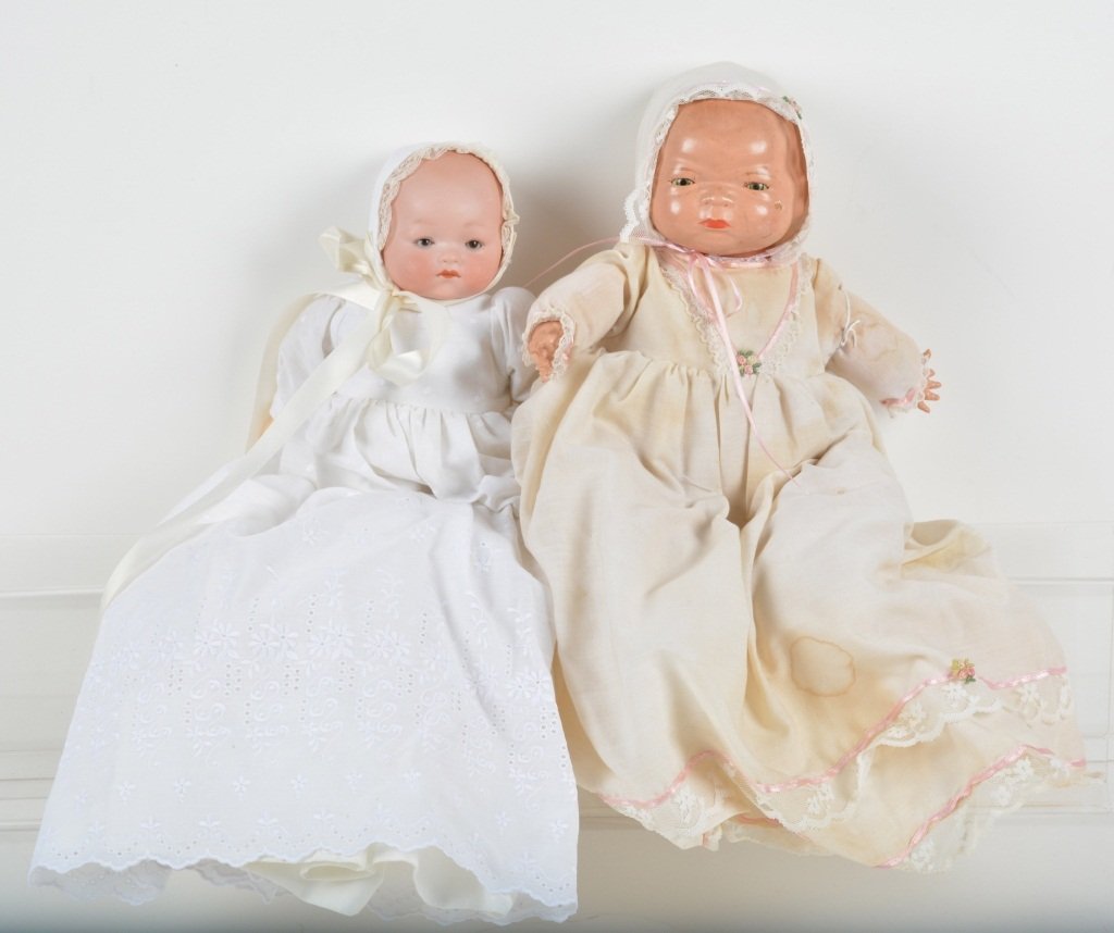 Lot of 2 Antique Baby Dolls (1 of 5)