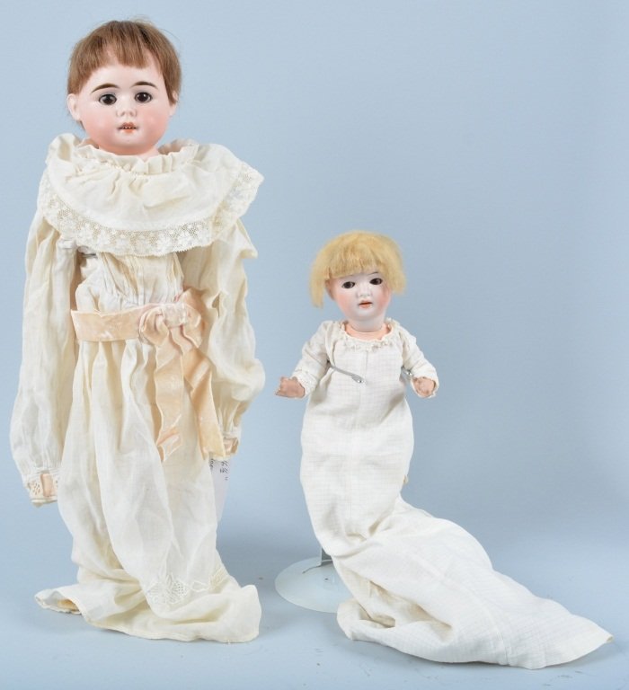 2 German Bisque Schoenau & Hoffmeister Dolls (1 of 6)