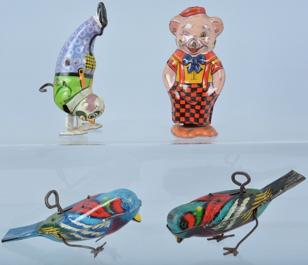 Lot of 4 TIN WINDUP TOYS (1 of 4)