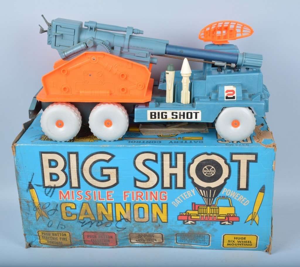 MARX BIG SHOT MISSILE FIRING CANNON w/BOX (1 of 5)