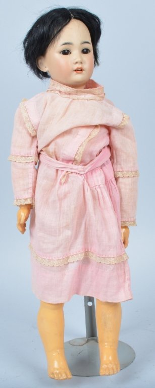 Antique German Bisque Asian Doll (1 of 4)