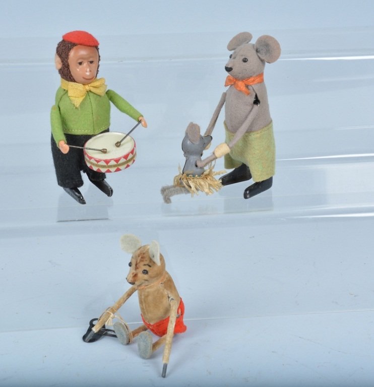 Lot of 3 SCHUCO Windup ANIMAL TOYS (1 of 4)