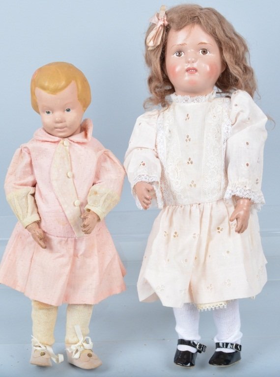 Lot of 2 Schoenhut Dolls (1 of 3)