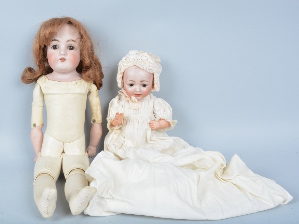 Lot of 2 German Bisque Kestner Dolls (1 of 4)