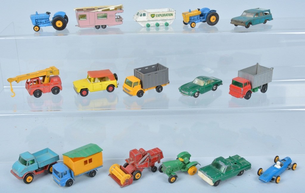 Lot of 16 Early LENSEY MATCHBOX CARS (1 of 4)