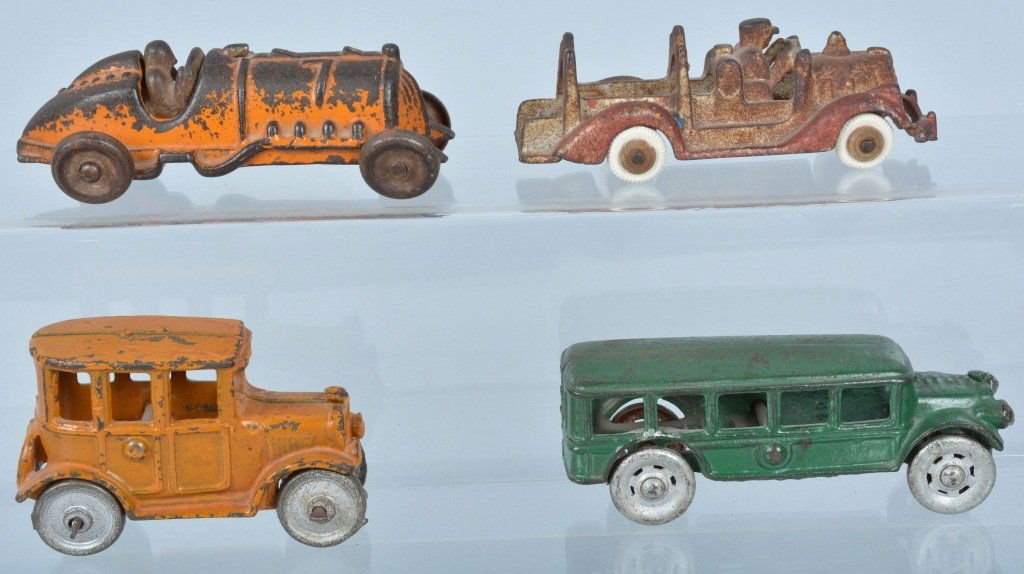 Lot of 4 Early CAST IRON TOYS (1 of 4)