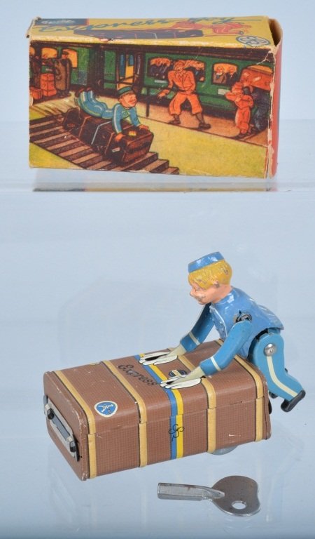 GESCHA Tin Windup EXPRESS BOY w/ BOX (1 of 8)