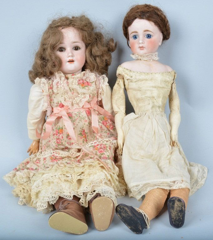Lot of 2 Bisque Dolls (1 of 4)