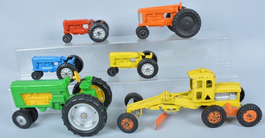 Lot of 6 HUBLEY TRACTORS & ROAD GRADER (1 of 4)
