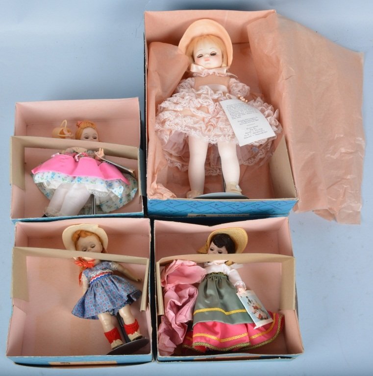 Lot of 4 Madame Alexander Dolls, Original Boxes (1 of 1)