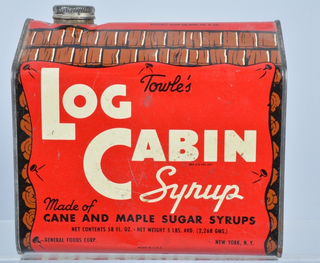 TOWLE'S LOG CABIN SYRUP 5 Lb TIN (1 of 4)