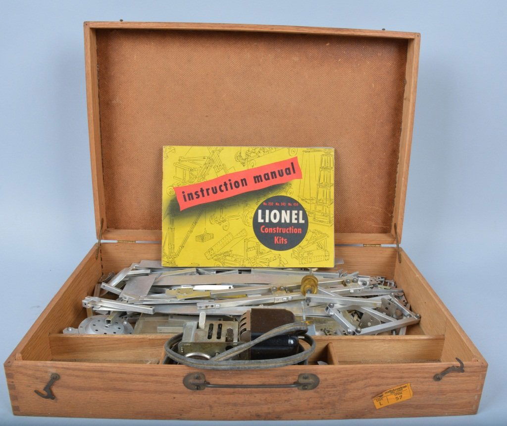 LIONEL #343 CONSTRUCTION KIT w/ BOX (1 of 3)