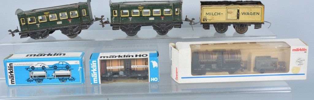 Lot of MARKLIN and GERMAN TRAIN CARS (1 of 3)
