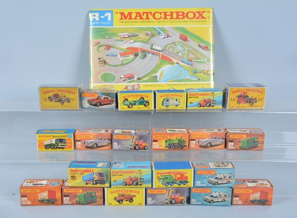 Lot of 22 Matchbox Cars & Trucks, all Boxed (1 of 3)