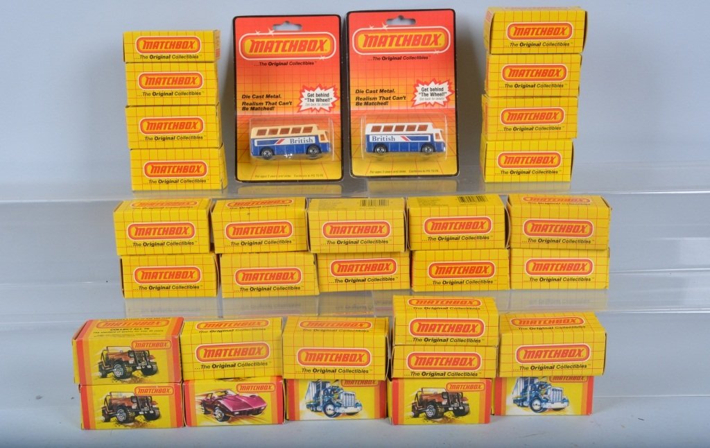 Lot of 31 Matchbox Cars & Trucks, All Boxed (1 of 2)