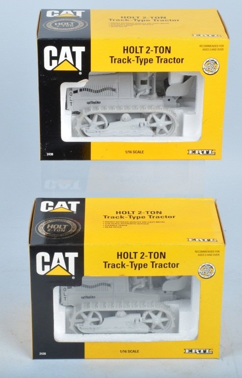 Lot of 2 ERTL Cat Holt 2-Ton Track Tractors (1 of 3)