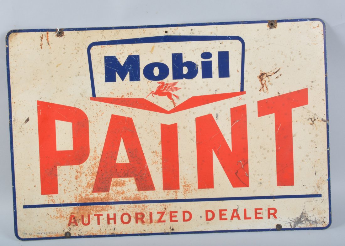 Mobile Paint Double Sided Tin Sign (1 of 2)