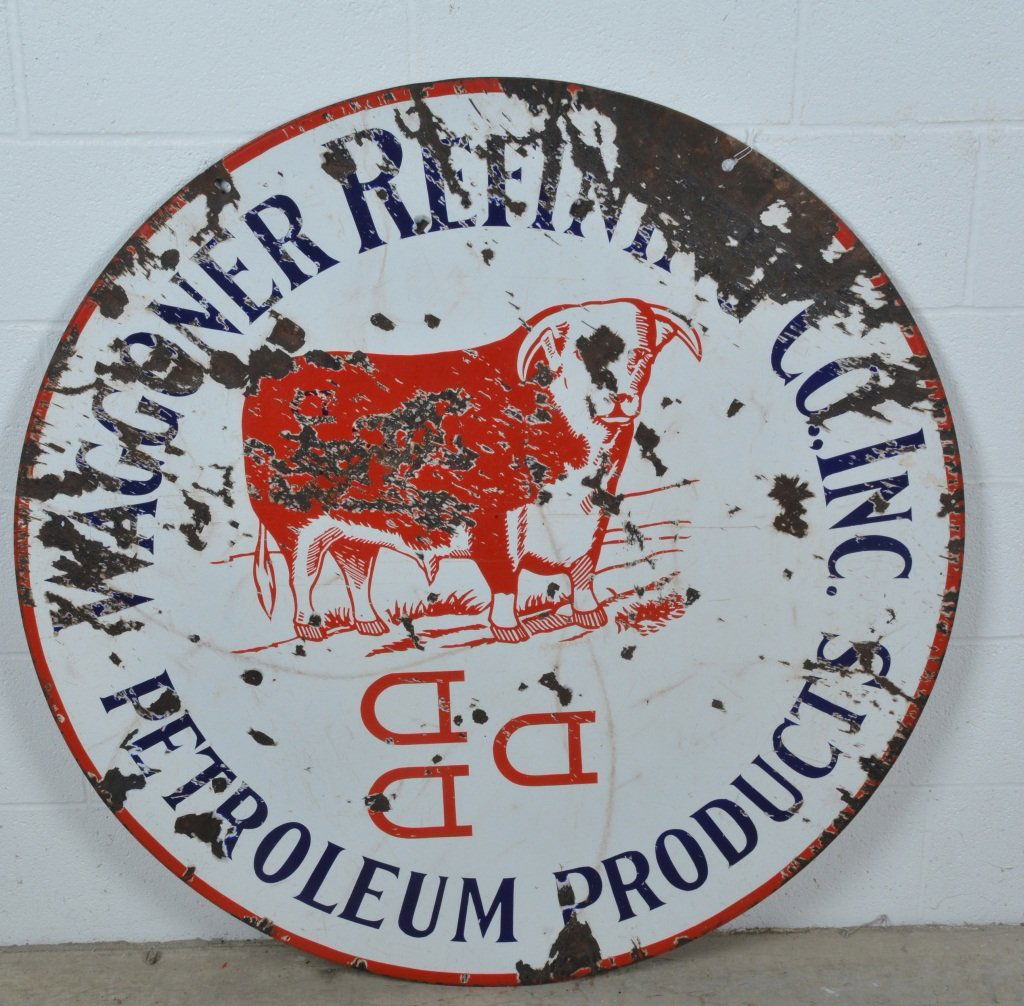 Wagoner Petroleum Porcelain Sign (1 of 4)