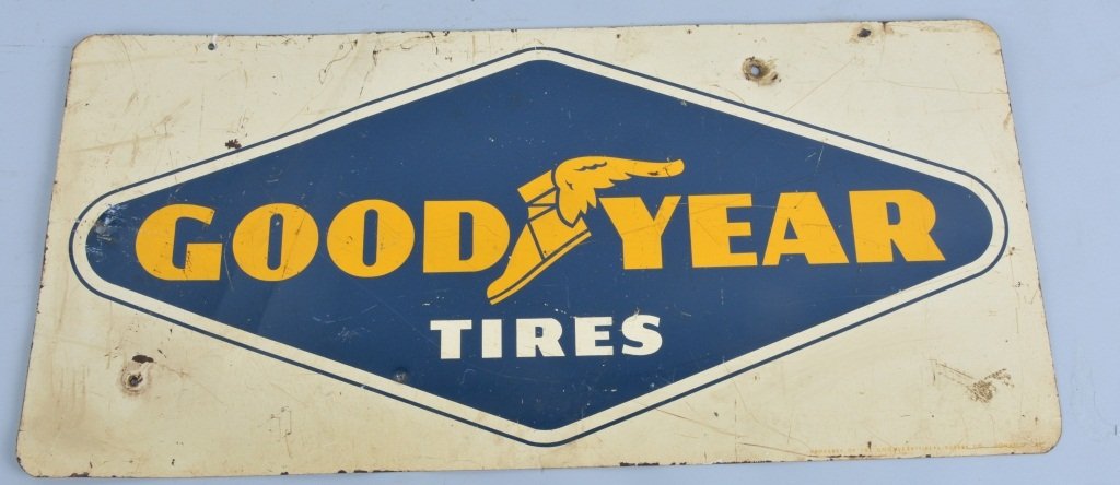Goodyear Tires Double Sided Tin Sign (1 of 2)