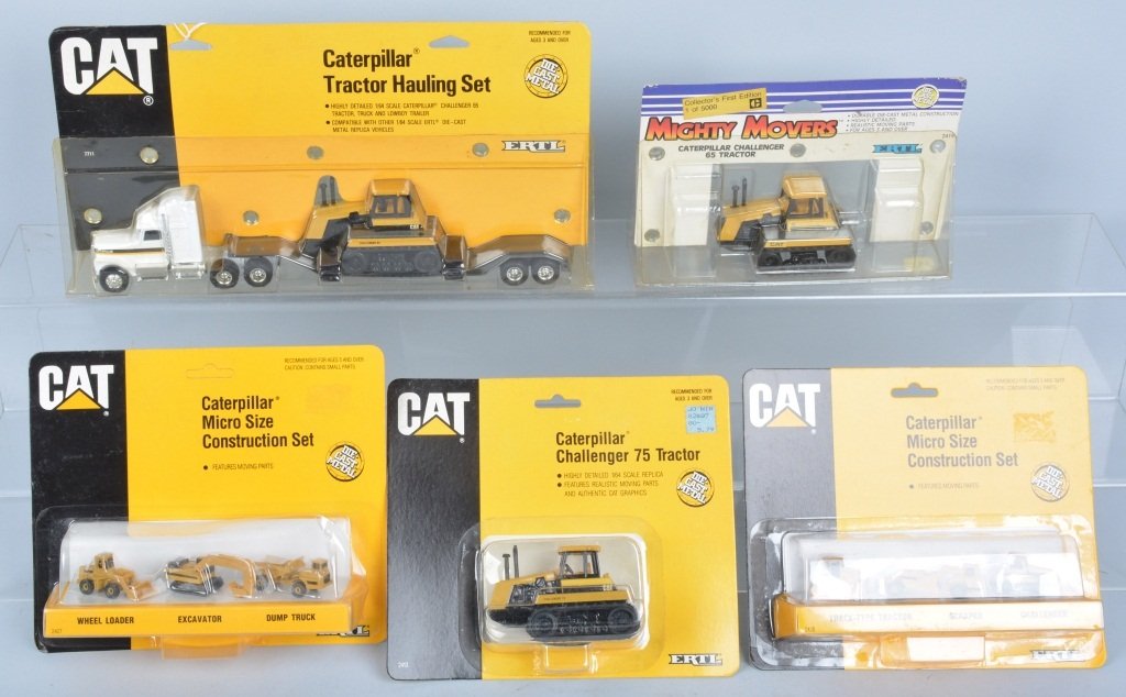 Lot of 5 ERTL CAT CONSTRUCTION TOYS nib (1 of 3)