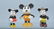 MICKEY MOUSE BISQUE TOOTH BRUSH HOLDER & MORE