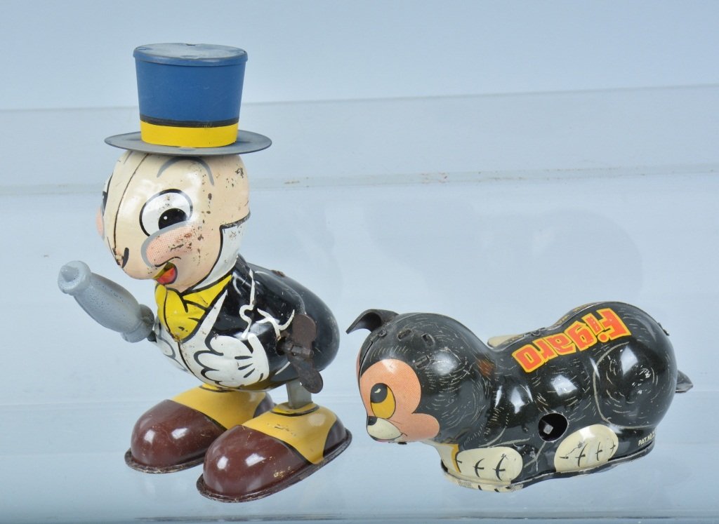 TIN WINDUP JIMNEY CRICKET & FIGARO (1 of 7)