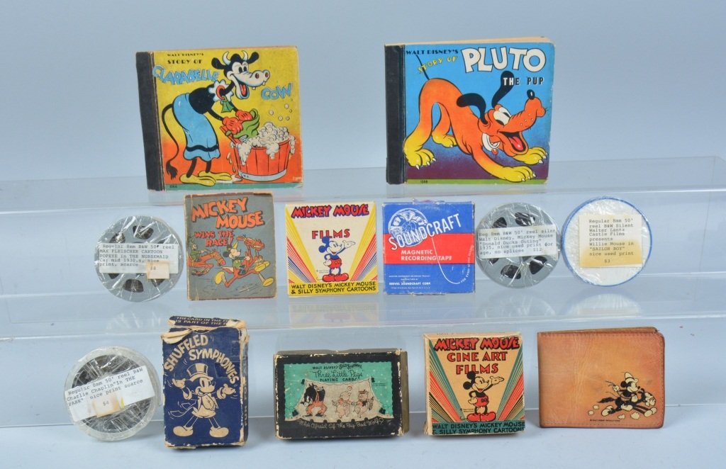 1930s DISNEY FILMS, PLAYING CARDS, BOOKS, & MORE (1 of 4)