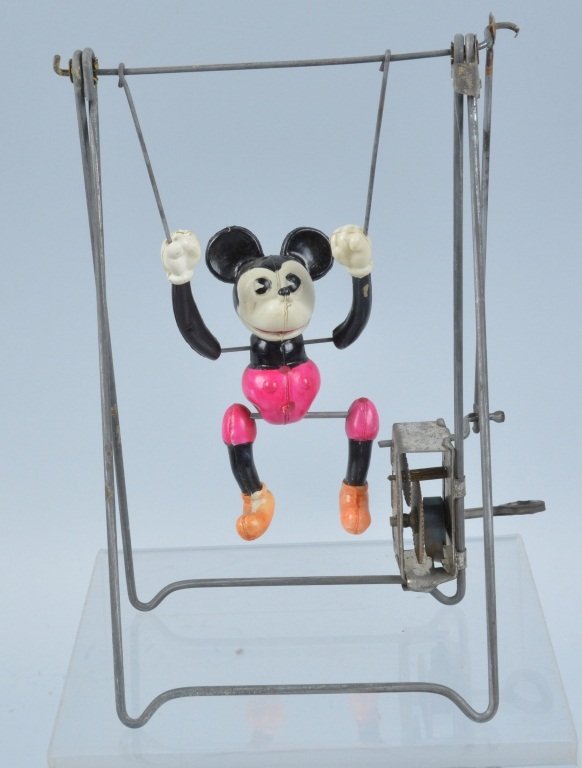 1930s CELLULOID WINDUP MICKEY MOUSE ACROBAT (1 of 5)