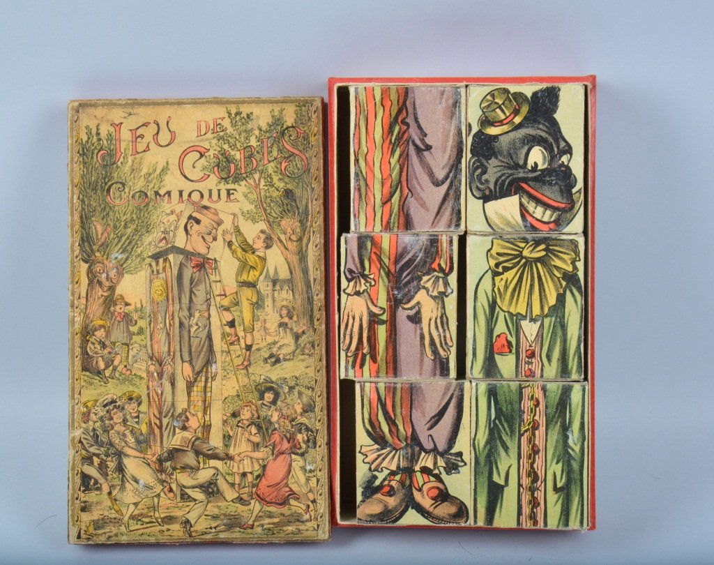 JEU DE CUBES COMIQUES w/BOX (1 of 8)