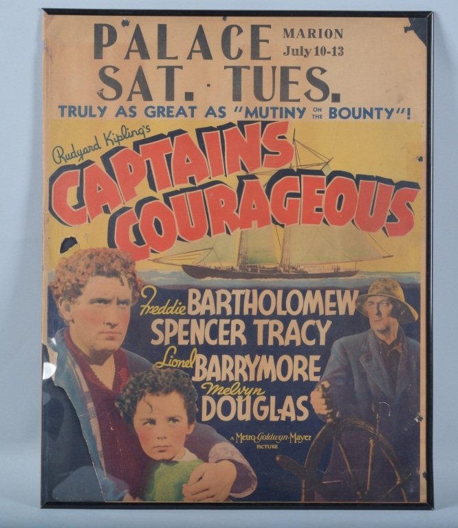 CAPTAIN COURAGEOUS MOVIE POSTER (1 of 3)