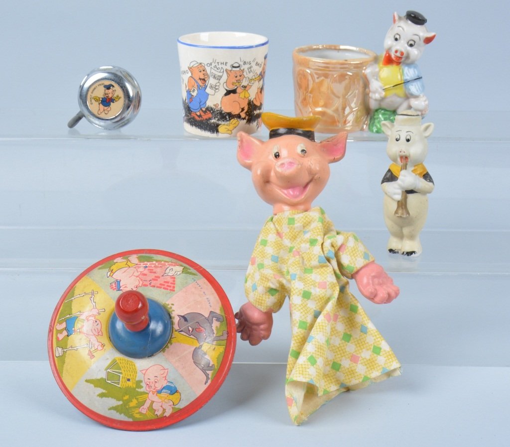 Lot of 3 LITTLE PIGS ITEMS (1 of 5)