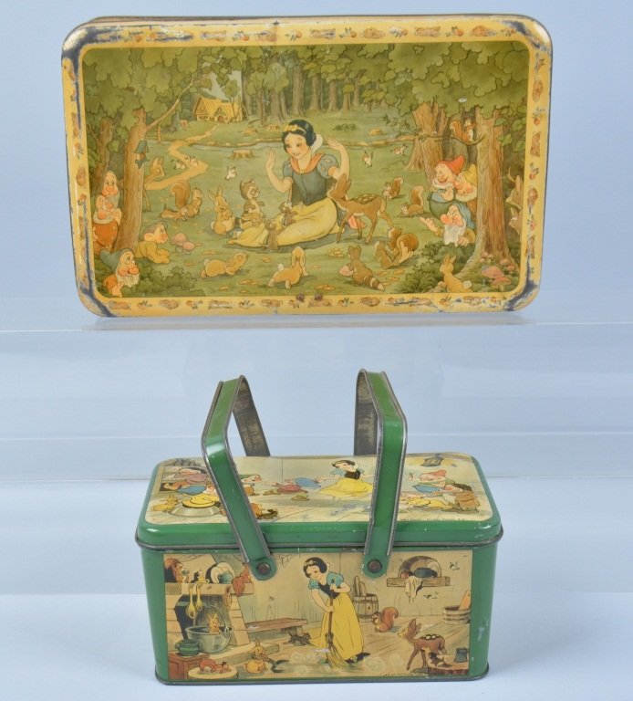 SNOW WHITE LUNCH PAIL & TIN (1 of 7)
