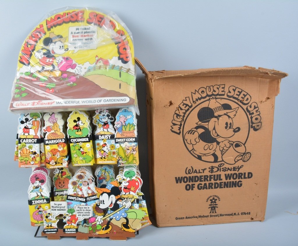 MICKEY MOUSE SEED SHOP w/ BOX (1 of 7)