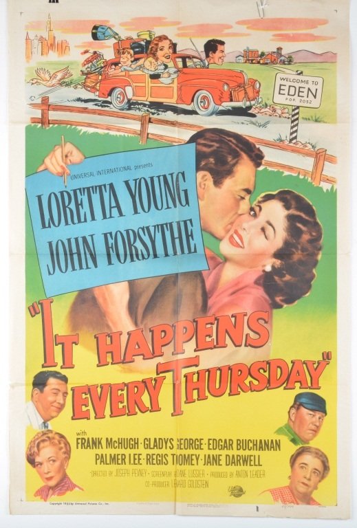 IT HAPPENS EVERY THURSDAY 1 SHEET MOVIE POSTER (1 of 3)