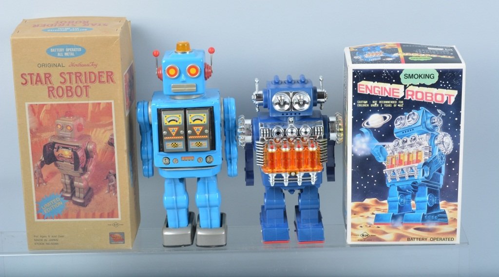 STAR STRIDER ROBOT & ENGINE ROBOT w/ BOXES (1 of 6)