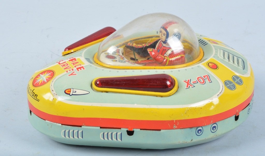 CRAGSTAN Battery Op SPACE SURVEY SHIP (1 of 5)