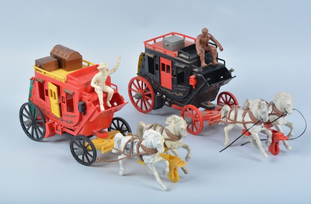 Lot of 2 IDEAL FIX-IT STAGECOACHES (1 of 3)