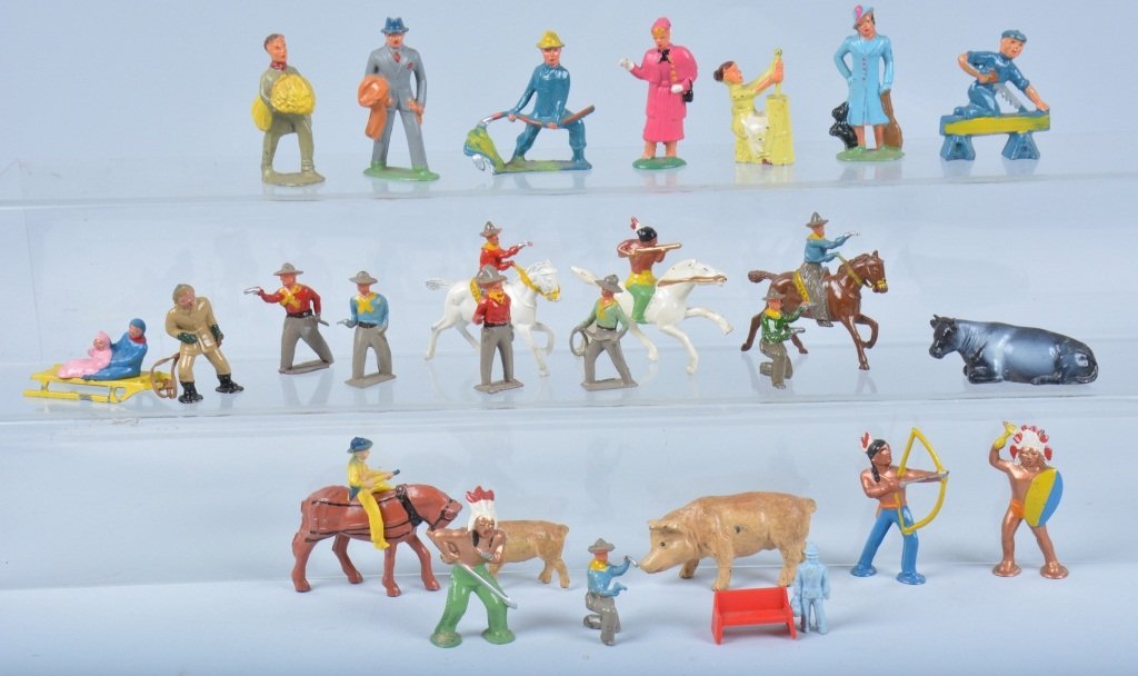 Lot of 25+ BARCLAY COWBOYS, INDIANS, & MORE (1 of 4)