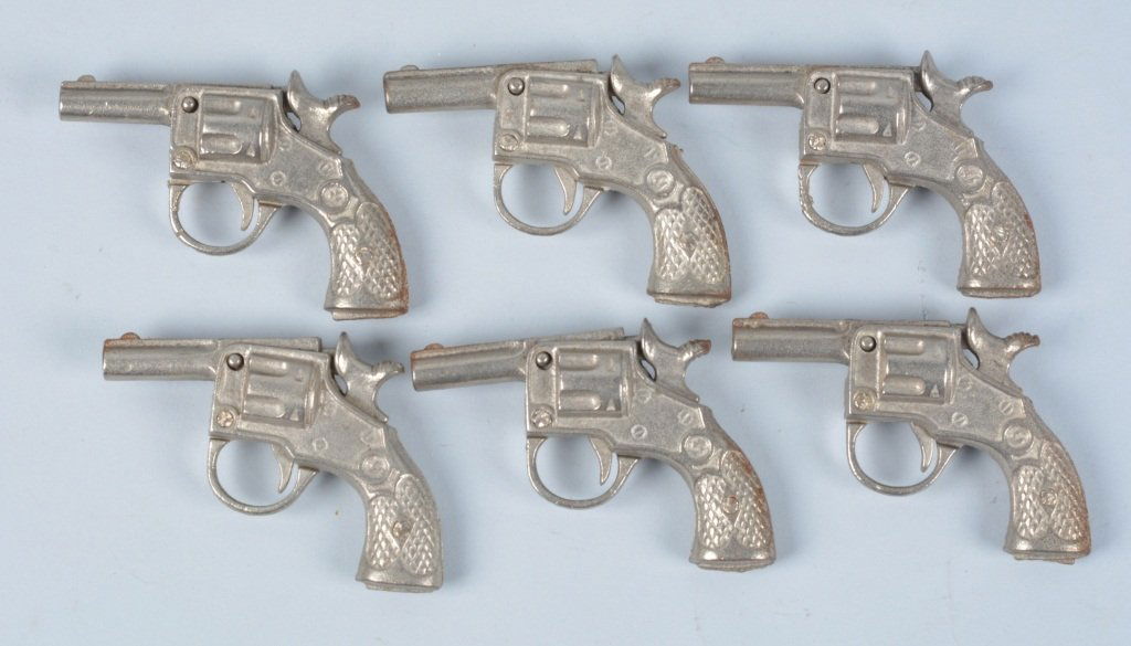 Lot of 6 EARLY CAST IRON CAP GUNS (1 of 4)