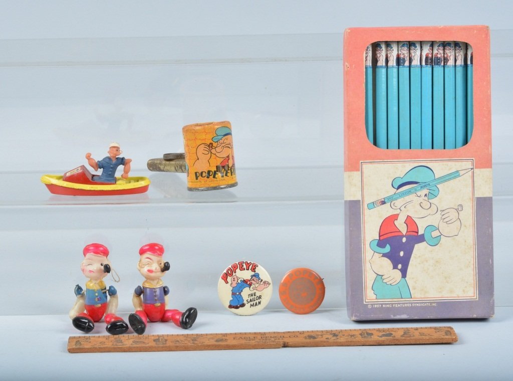 Lot of EARLY POPEYE ITEMS (1 of 6)