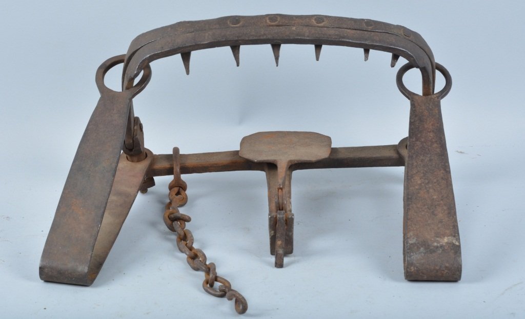 Bear Trap, Hand Forged, Early