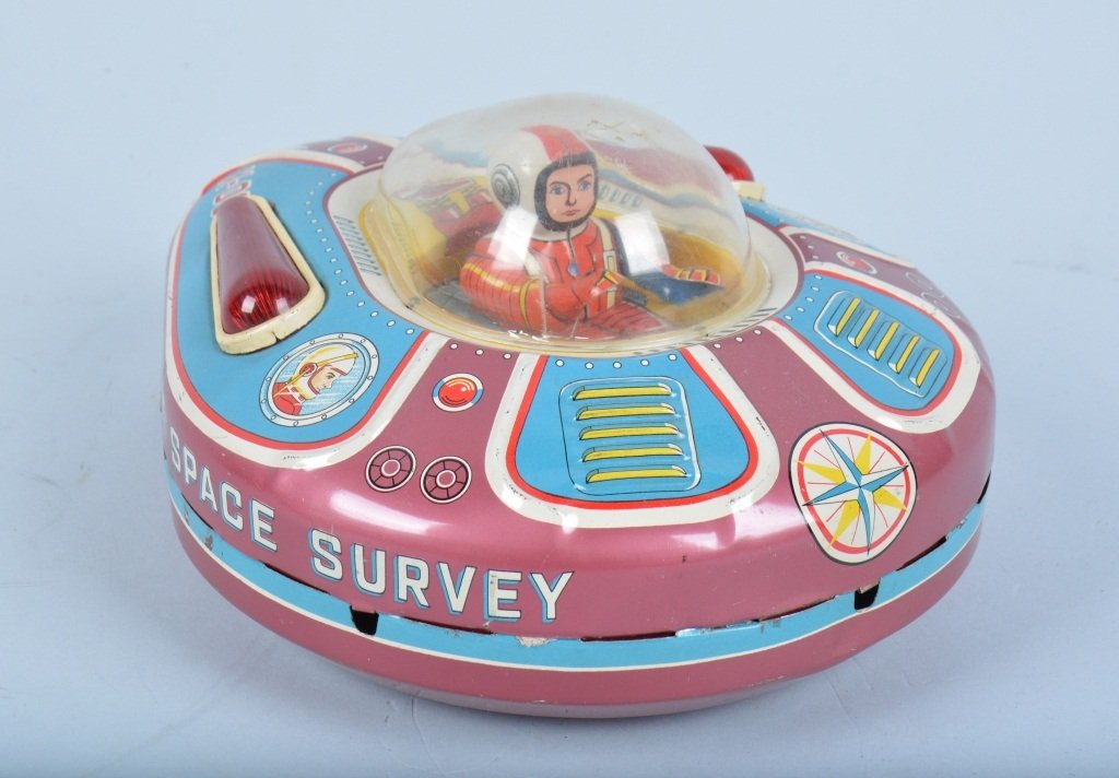 JAPAN Battery Op SPACE SURVEY SHIP (1 of 7)