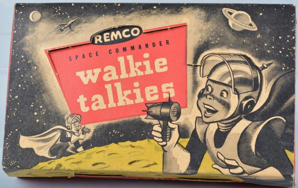 REMCO SPACE COMMAND WALKIE TALKIES w/ BOX (1 of 4)