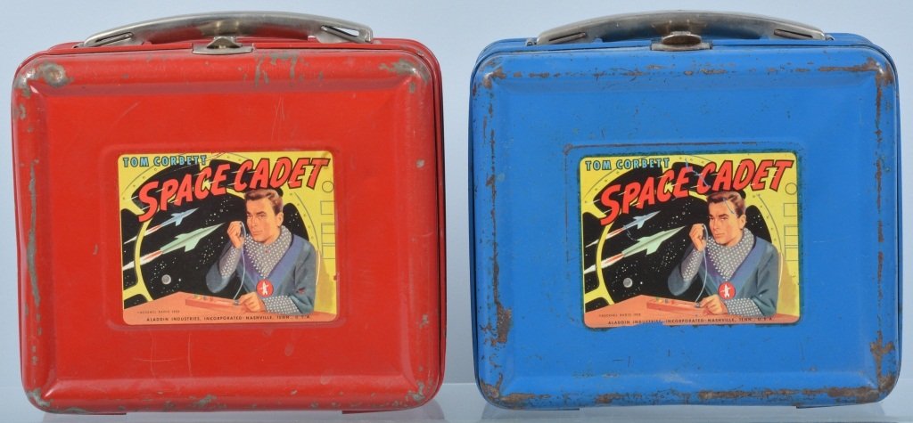 2- TOM CORBETT SPACE CADET LUNCH BOXES (1 of 5)