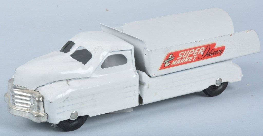 BUDDY L Pressed Steel DECO FRONT MARKET TRUCK (1 of 4)