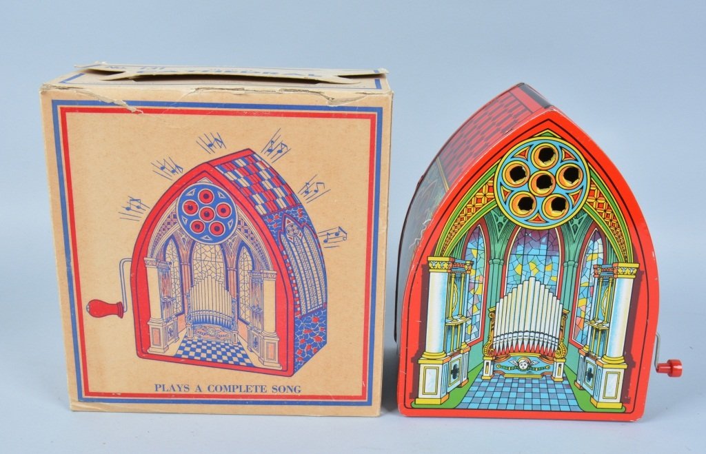 CHEIN Tin Windup CATHEDRAL w/ BOX (1 of 8)