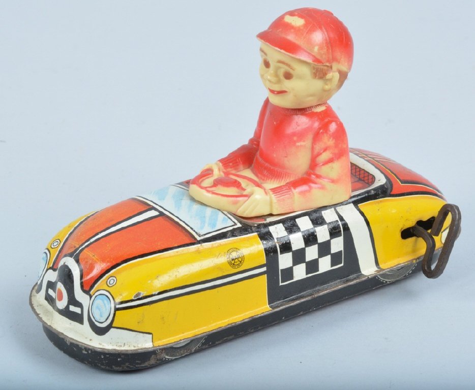 MARX Tin Windup DRIVER DAN CAR (1 of 2)
