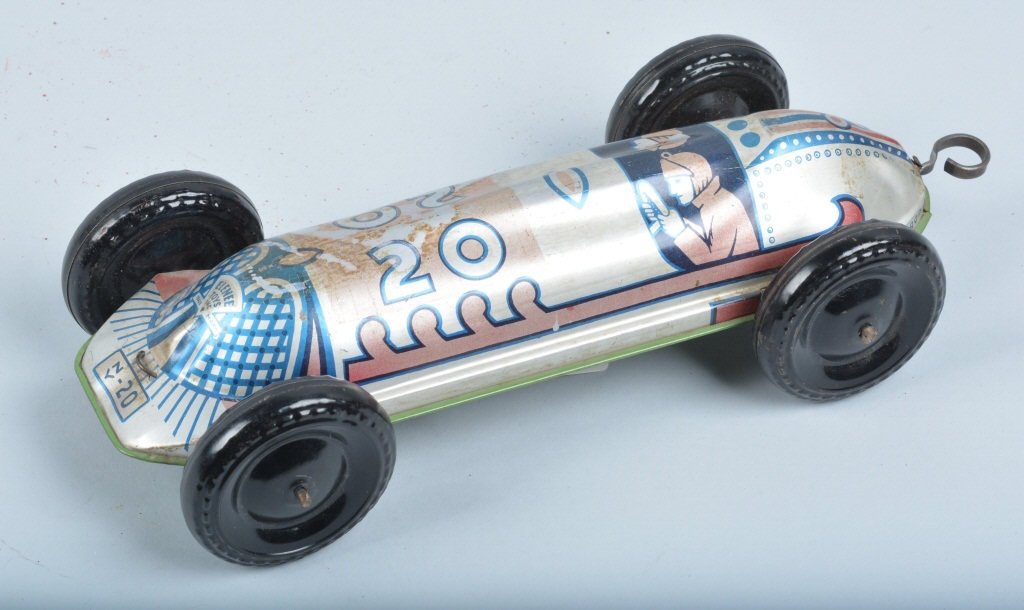 ELENEE Tin Windup RACE CAR (1 of 3)