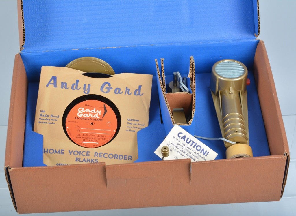 ANDY GARD HOME VOICE RECORDER w/ BOX (1 of 5)